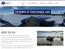 Tablet Screenshot of chautauqualakeassociation.org